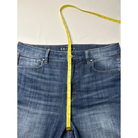 White House Black Market Blue Skinny Jeans - Picture 9 of 11